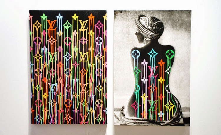 Liquidated Logos by French street artist Zevs Art Basel Miami 2011