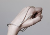 Vanesi "Graft" hand cuff in silver