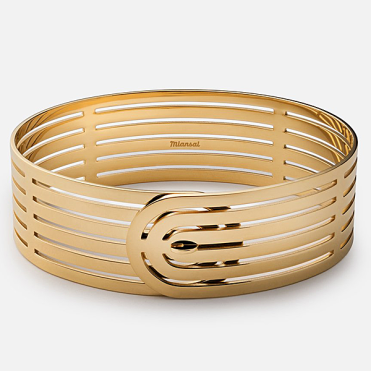 Miansai "Infinity" Gold Bracelet, $235 USD.